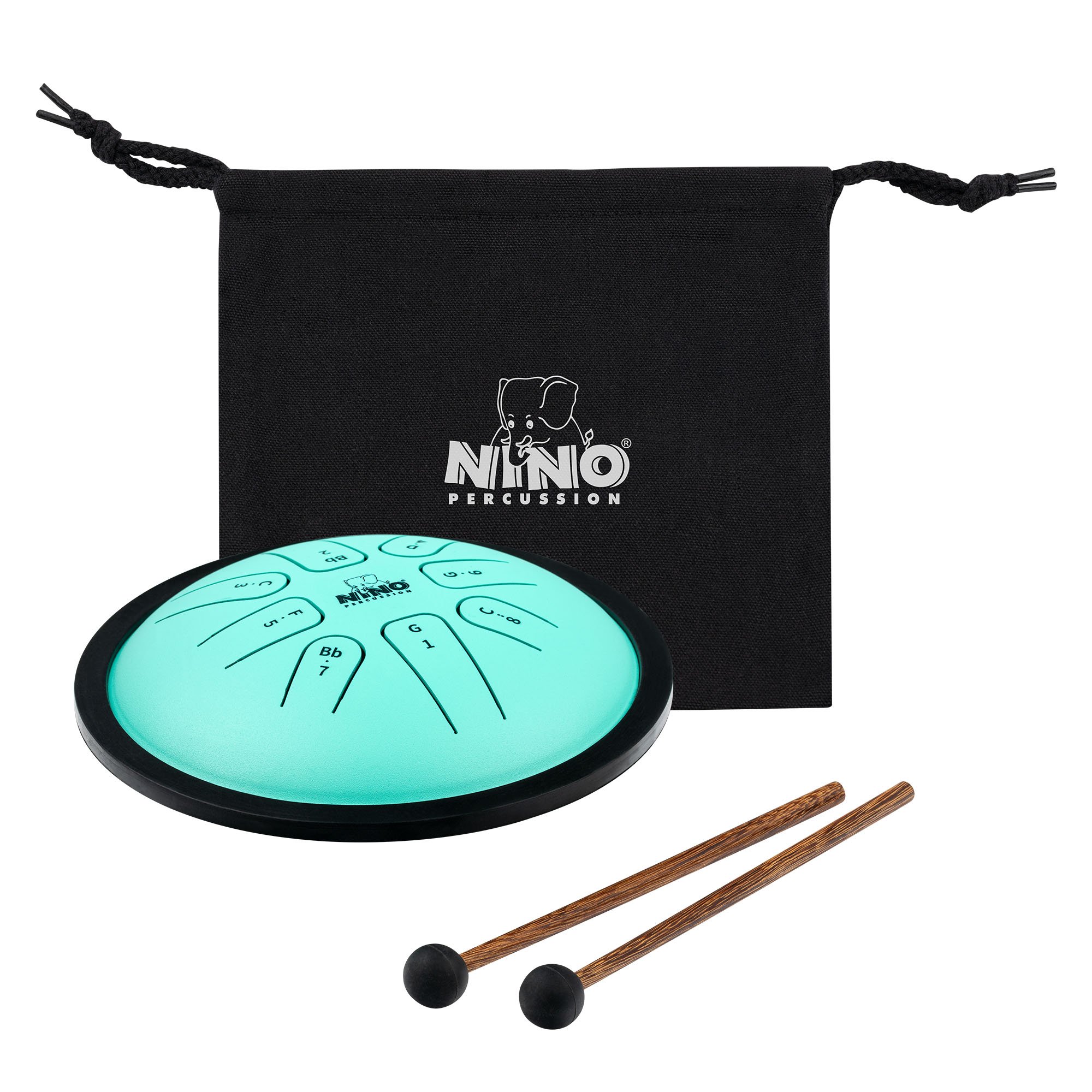 Steel Tongue Drum Mint Green – Klanginstrument für Kinder